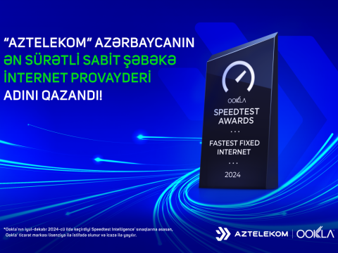 Azərbaycanın ən sürətli sabit şəbəkə internet provayderi seçildi