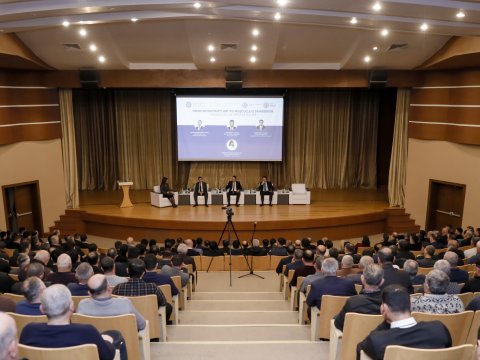 &ldquo;Əmək münasibətləri və məşğulluq: müasir çağırışlar və rəqəmsal həllər&rdquo; mövzusunda konfrans - FOTOLAR