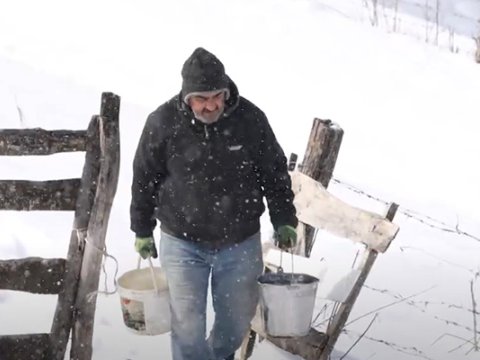 Təkcə ibtidai sinifdən ibarət məktəbi olan KƏND - VİDEO