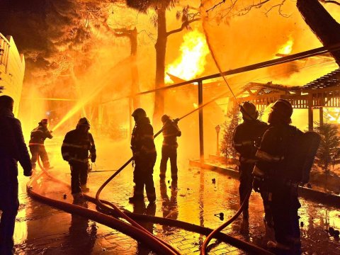 Xırdalanda yerləşən restoranda güclü YANĞIN