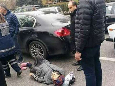 ​​​​Şirvanda süpürgəçini maşın&nbsp;vurdu