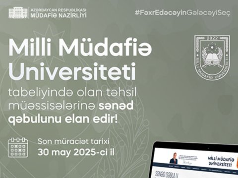 Milli Müdafiə Universitetinə sənəd qəbulu başladı - VİDEO