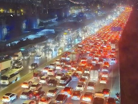 Bakıda tıxaclar iftar məclislərinə görədir - Rəsmi AÇIQLAMA