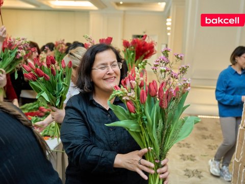 &ldquo;Bakcell&rdquo; jurnalist xanımları 8 Mart münasibətilə təbrik etdi - FOTO