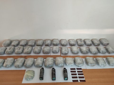 İrandan Azərbaycana 42 kq narkotik keçirilməsinin qarşısı alındı