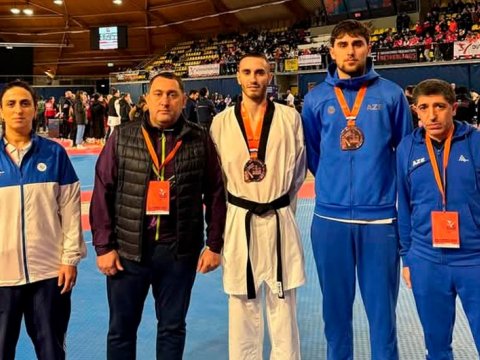 Taekvondoçularımız&nbsp;Niderlandda medal QAZANDILAR