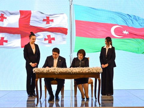 Azərbaycanla Gürcüstan arasında saziş imzalandı