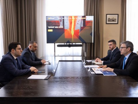 Zakir İbrahimov 4-cü &ldquo;Yüksəliş&rdquo; müsabiqəsinin qalibləri ilə görüşdü