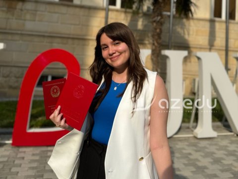 Atam xaricdə oxumağıma 1 şərtlə icazə verdi... - MİT-ə qəbul olunan&nbsp;Nəzrin