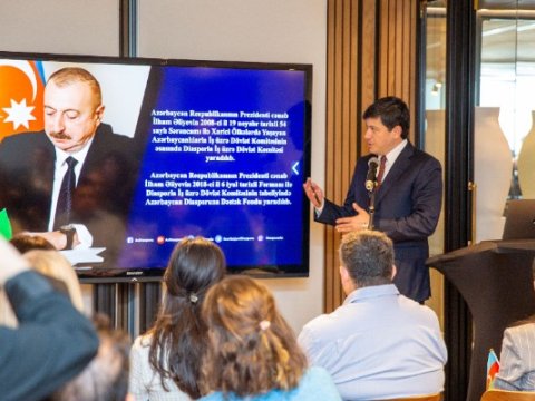 Fuad Muradov İspaniyada Azərbaycan icması ilə görüşdü - FOTOLAR