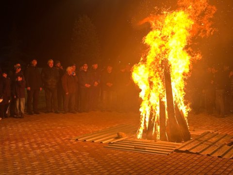 Xocalıda çərşənbə tonqalı - Şəhərdən yeni FOTOLAR
