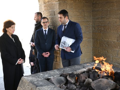 Şimali Makedoniya Prezidenti &ldquo;Atəşgah məbədi&rdquo;ndə&nbsp;