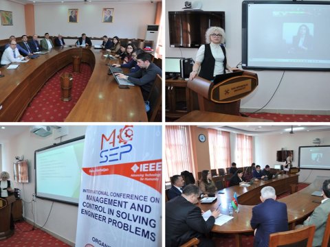 BMU-da beynəlxalq konfrans öz işinə başlayıb - FOTO