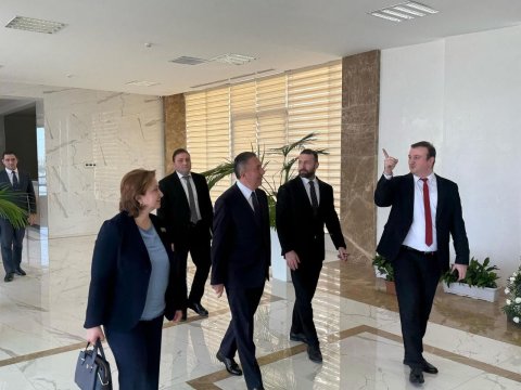 Sumqayıtın deputatları peşə məktəbində - FOTOLAR