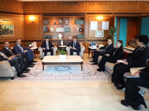 Fuad Muradov ICESCO-nun Baş direktoru ilə görüşüb