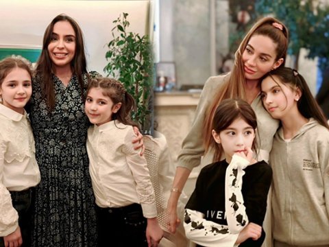 Leyla və Arzu Əliyevalar iftar məclisində&nbsp;- FOTOLAR