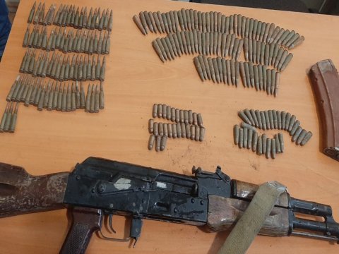 Daşkəsəndə silah-sursat tapıldı