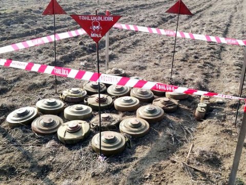 Azad edilmiş ərazilərdə daha 204 mina aşkarlandı