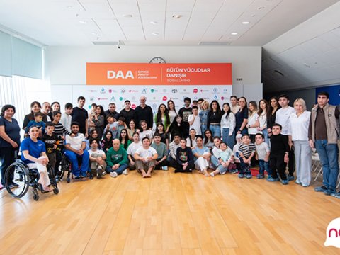 &ldquo;Nar&rdquo; &ldquo;DanceAbility&rdquo; iştirakçıları ilə görüşüb - FOTOLAR