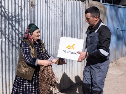 &ldquo;AzerGold&rdquo; Göygöldə&nbsp;növbəti sosial yardım aksiyası təşkil edib - FOTO