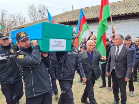 Şəhidimiz Göyçayda dəfn edildi - FOTO