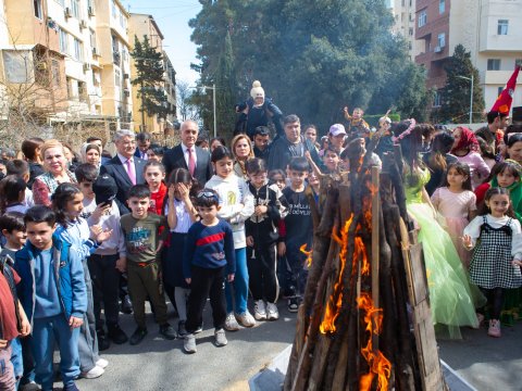 Binəqədidə Novruz şənliyi keçirilib - FOTO