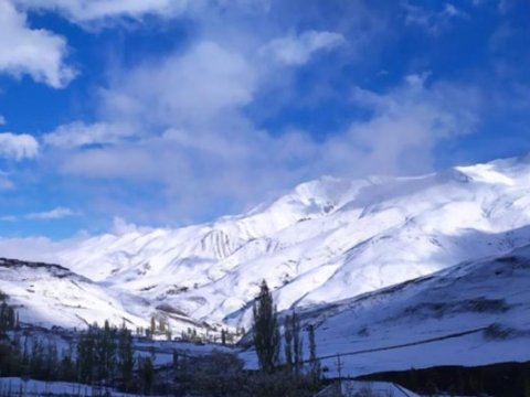 Şahdağa qar yağdı -&nbsp;FAKTİKİ HAVA