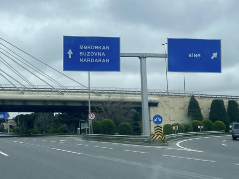 Yol lövhələrindən çıxarılan "Nardaran" adı geri qaytarıldı - FOTO