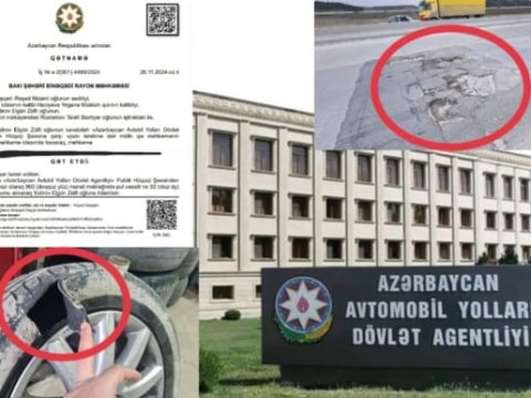 AAYDA məhkəməni uduzdu: Qəzalı yola görə sürücüyə cərimə ödəyəcək