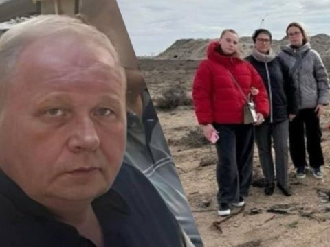 İqor Kşnyakinin ailəsi AZAL təyyarəsinin qəzaya uğradığı yerdə - VİDEO