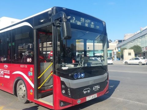 Bu avtobusun hərəkət sxemi dəyişir