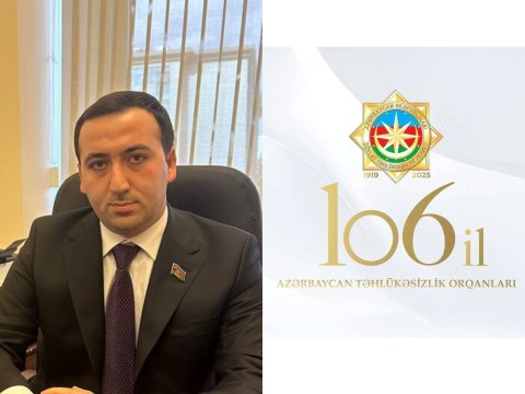 Mahir Süleymanlıdan Azərbaycan təhlükəsizlik orqanları əməkdaşlarına TƏBRİK