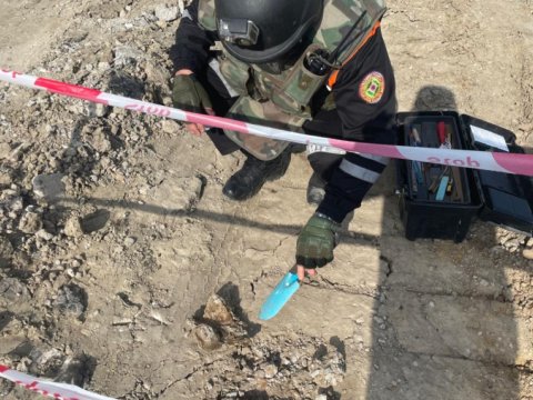 Bakıda hərbi sursat tapıldı