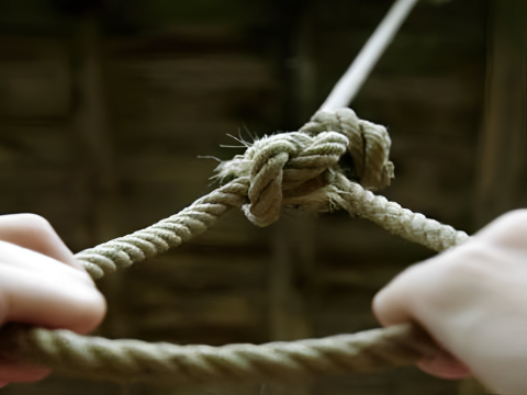 70 yaşlı kişi özünü asdı