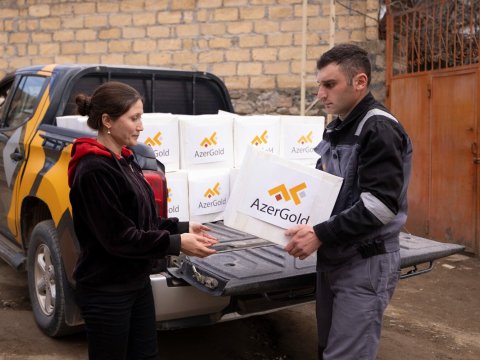 AzerGold&rdquo; Daşkəsən sakinlərinə Ramazan sovqatları təqdim edib - FOTO