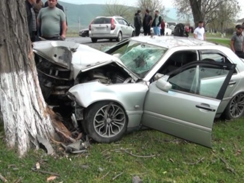 Zaqatalada ağır qəza: yaralılar var