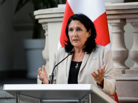 Zurabişvili Gürcüstanda etirazların yenidən başlanacağını elan etdi