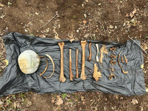 Ağdərədə insan skeletləri tapıldı - RƏSMİ (FOTOLAR)