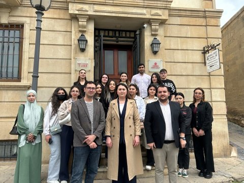 Tələbələr “Modern Media Qrupunun” qonağı olublar - FOTOLAR