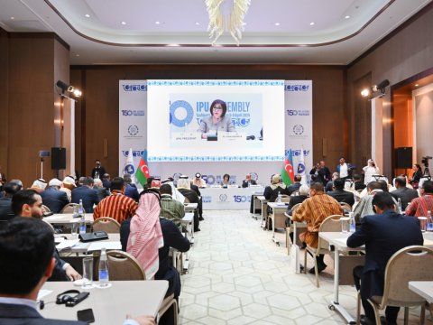 Sahibə Qafarova Özbəkistanda çıxış etdi