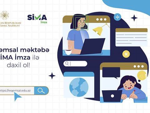 &ldquo;Rəqəmsal məktəb&rdquo; platformasına &ldquo;SİMA İmza&rdquo; ilə giriş təmin edildi