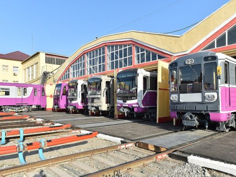 Metronun &ldquo;Dərnəgül&rdquo; elektrik deposu TİKİLİR