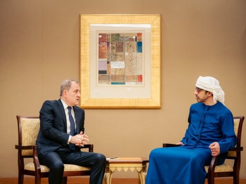 Ceyhun Bayramov həmkarı ilə görüşdü