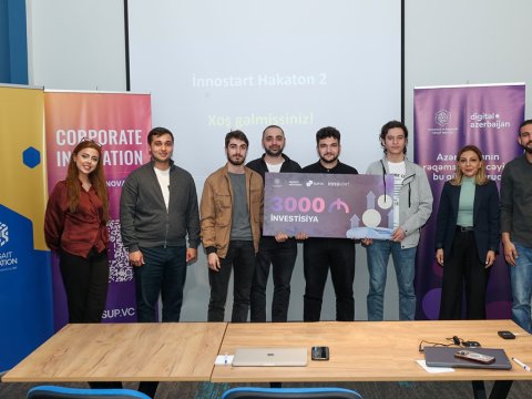BMU tələbələri &ldquo;INNOSTART&rdquo; hakatonunda&nbsp;qalib olub&nbsp;