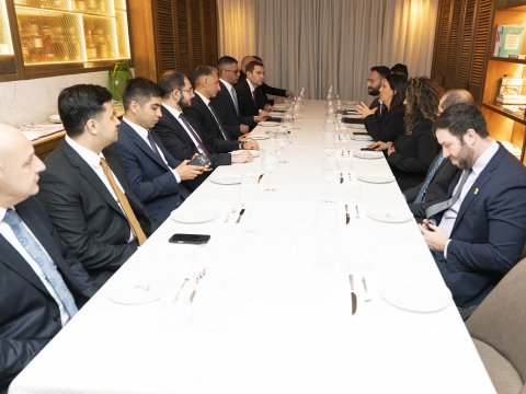 Nazir Rəşad Nəbiyev İsrailin elm və texnologiya naziri ilə görüşüb