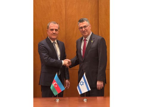 Azərbaycan və İsrail xarici işlər nazirləri görüşüb