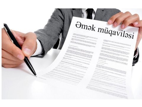 Əmək müqavilələrinin sayı açıqlandı