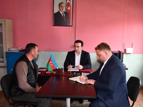 Mahir Süleymanlı vətəndaş qəbulunda - FOTO