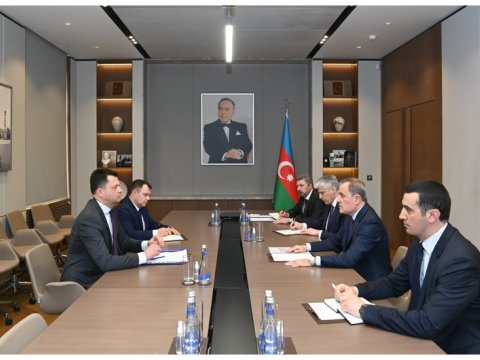 Ceyhun Bayramov Sergey Mihovu qəbul edib