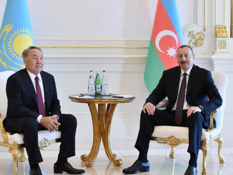 Nazarbayev İlham Əliyevi&nbsp;təbrik edib